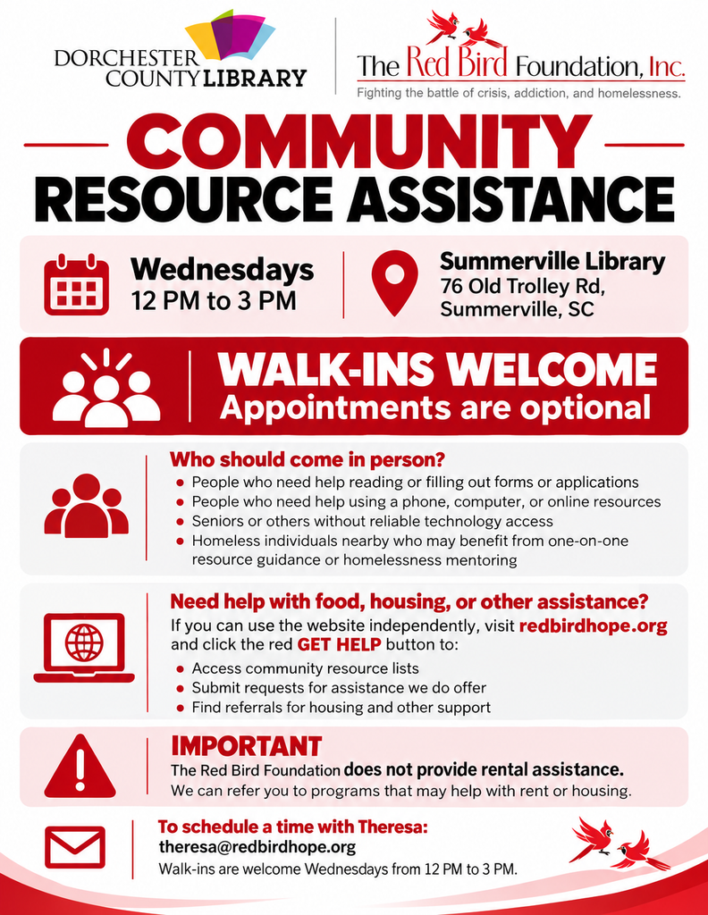 Summerville Library Resource Assistance